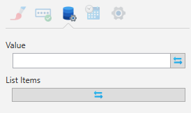 Picture showing the List Items Button on the Data Tab. 